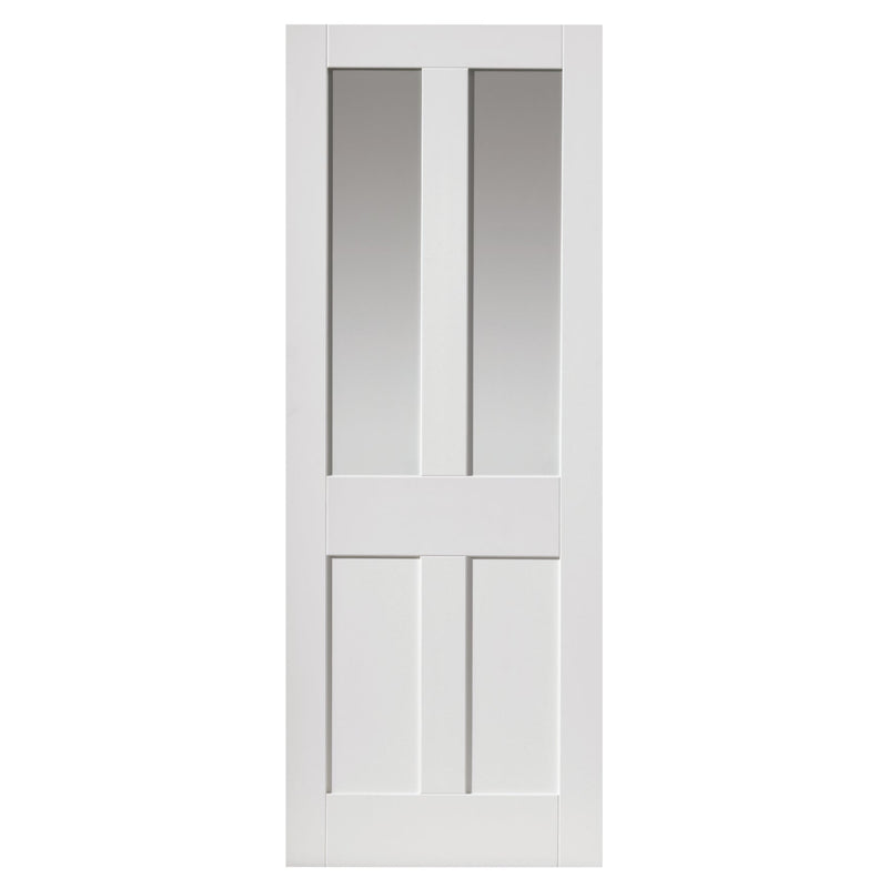 JB Kind Rushmore White Clear Glazed Internal Door
