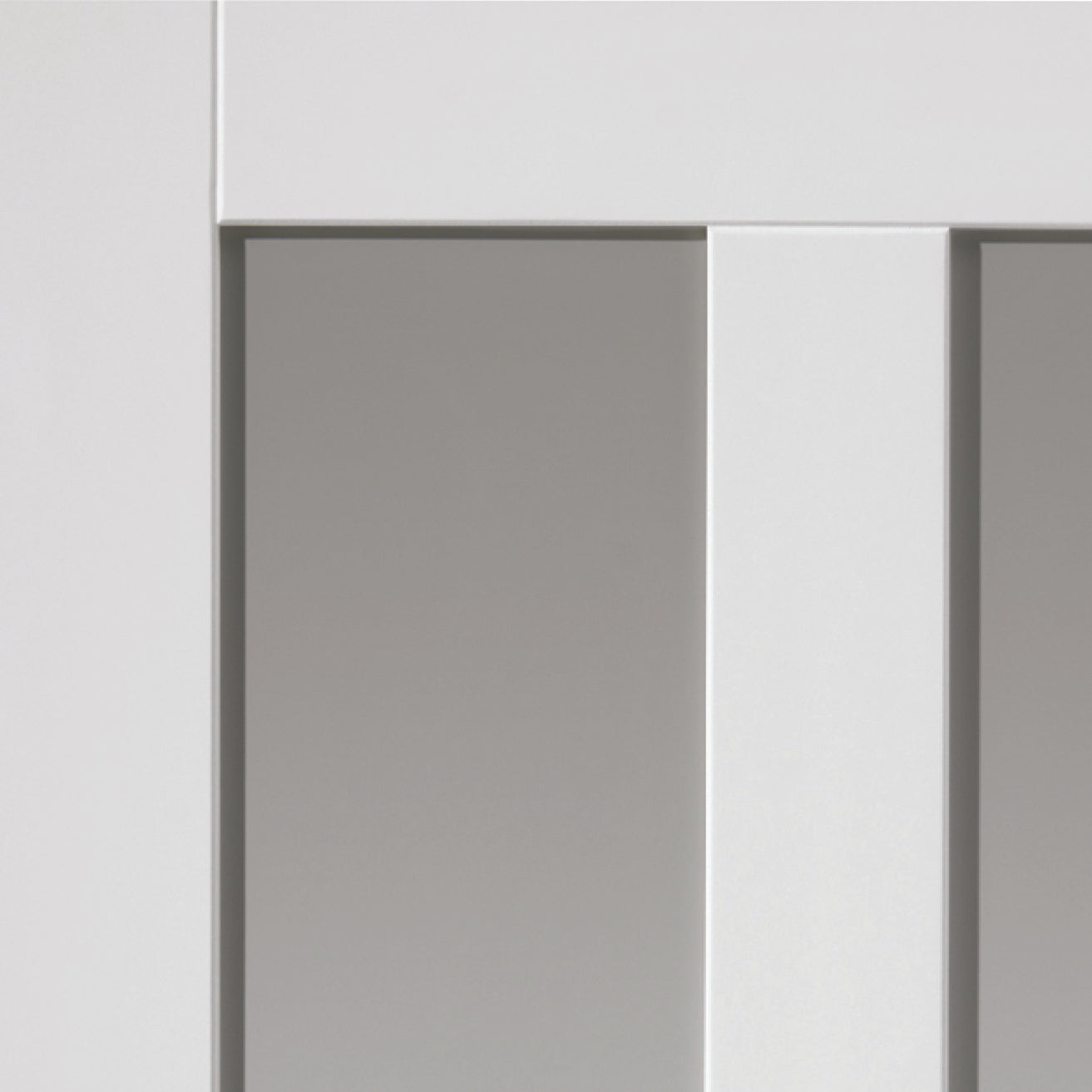 JB Kind Rushmore White Clear Glazed Internal Door