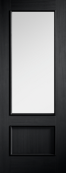 LPD Pre-finished Charcoal Black Murcia Glazed 1P/1L Door