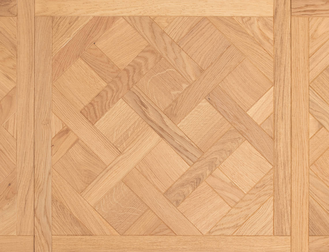 Charme Oak Natural Brushed Versailles Engineered Wood Flooring | UV Oiled | 600 x 600 x 14/3mm