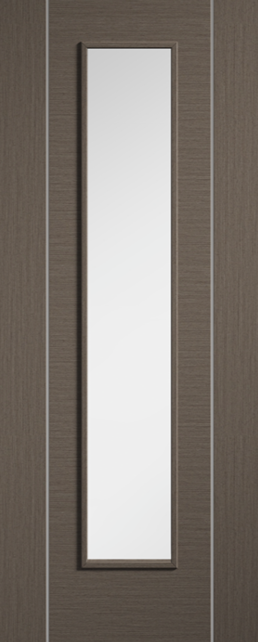 LPD Alcaraz Glazed Pre-Finished Chocolate Grey Door