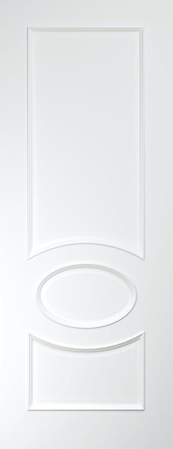 Pre-Assembled Clarendon White Primed FD30 Fire Door Set FSC
