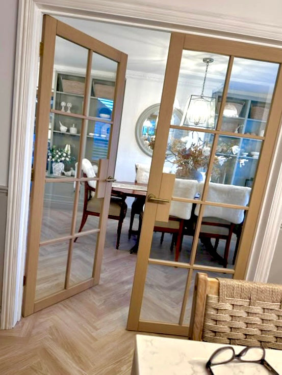 LPD Malvern Glazed Pre-Finished Blonde Oak Door