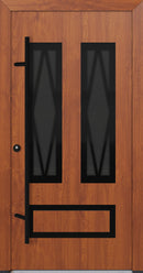 Turenwerke Classic DS68 Design C22 Steel Door - Wood Finish Options - Blackline