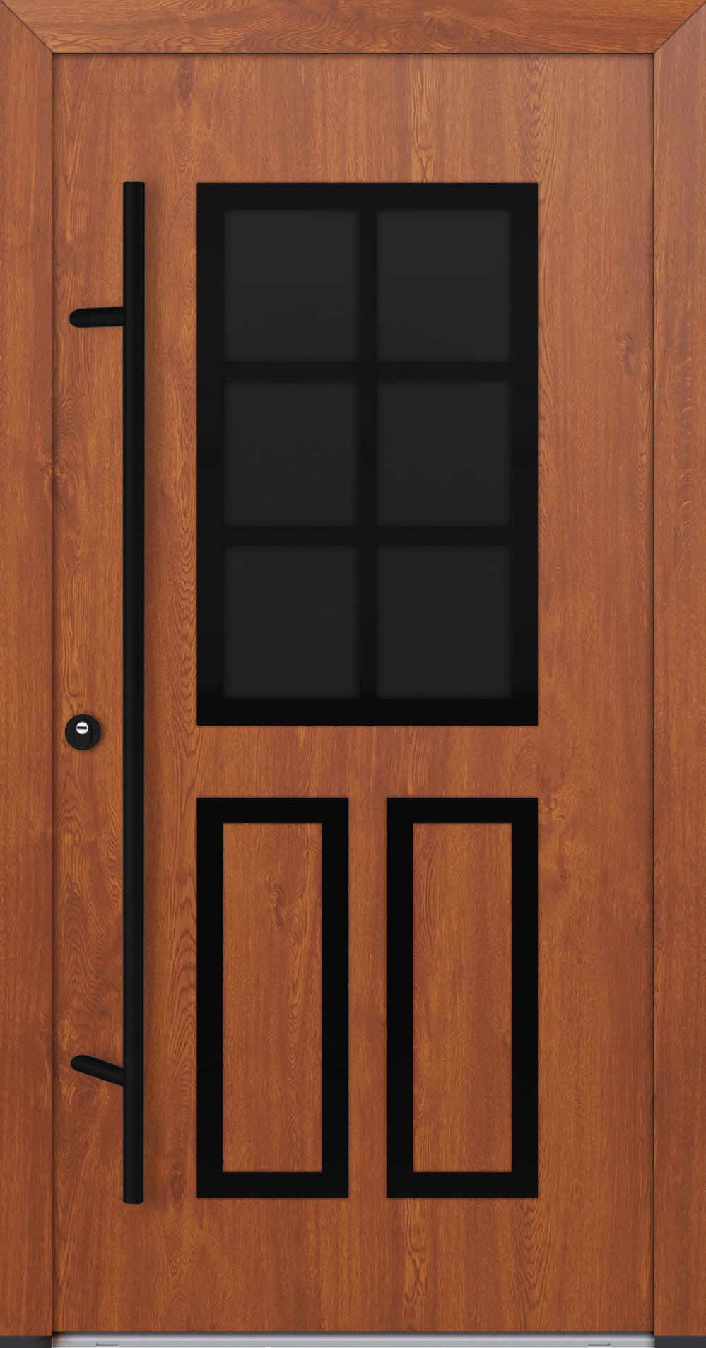 Turenwerke Classic DS82 Design C23 Steel Door - Wood Finish Options - Blackline