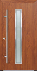 Turenwerke ALU-STEEL DS82 Design 01 Steel Door - Wood Finish Options