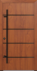 Turenwerke ALU-STEEL DS82 Design 22 Steel Door - Wood Finish Options - Blackline