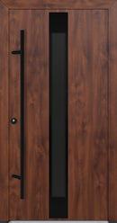 Turenwerke ALU-STEEL DS68 Design 25 Steel Door - Wood Finish Options - Blackline