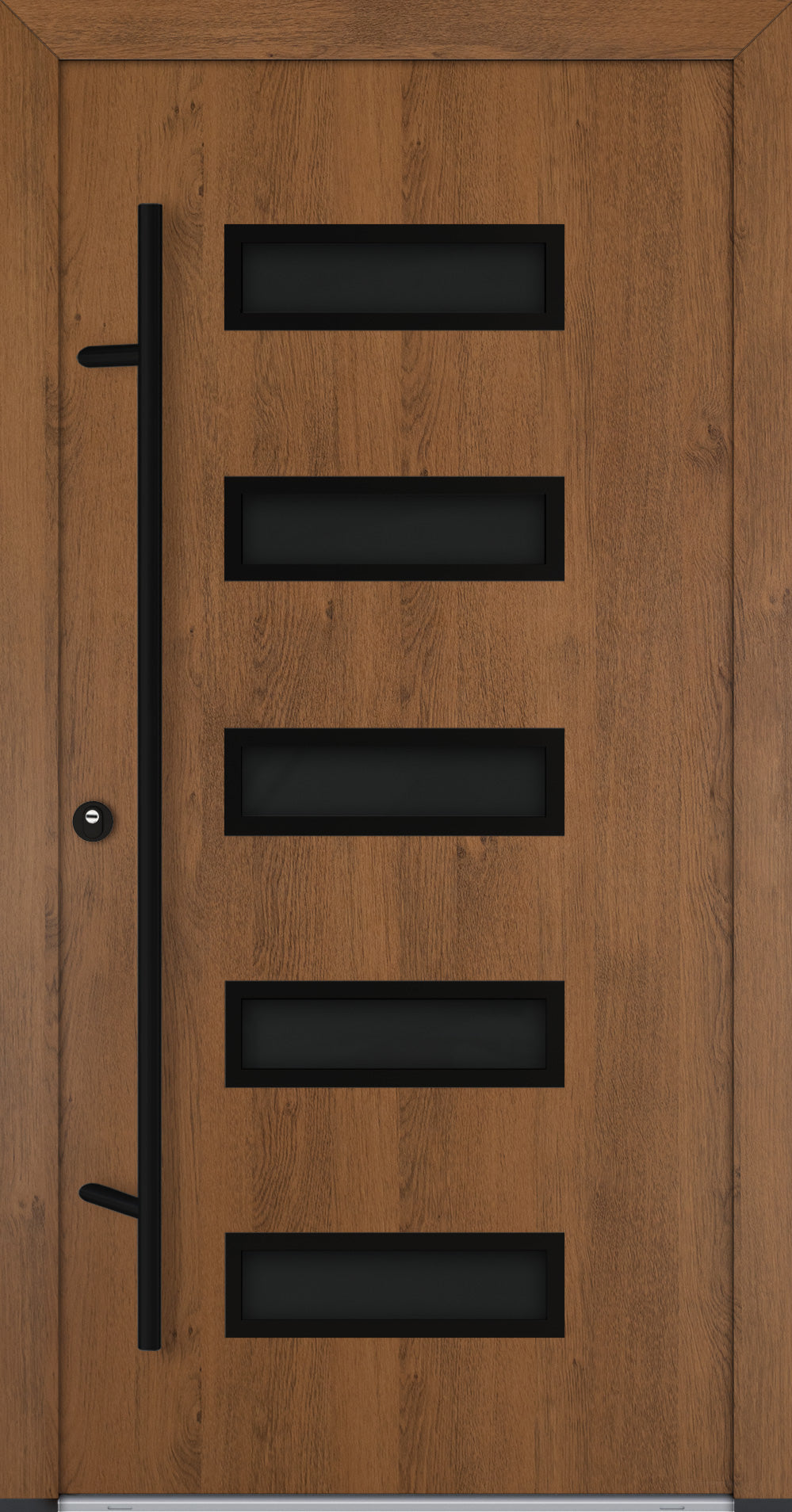 Turenwerke ALU-STEEL DS82 Design 31 Steel Door - Wood Finish Options - Blackline