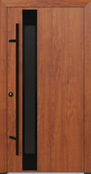 Turenwerke ALU-STEEL DS82 Design 34 Steel Door - Wood Finish Options - Blackline
