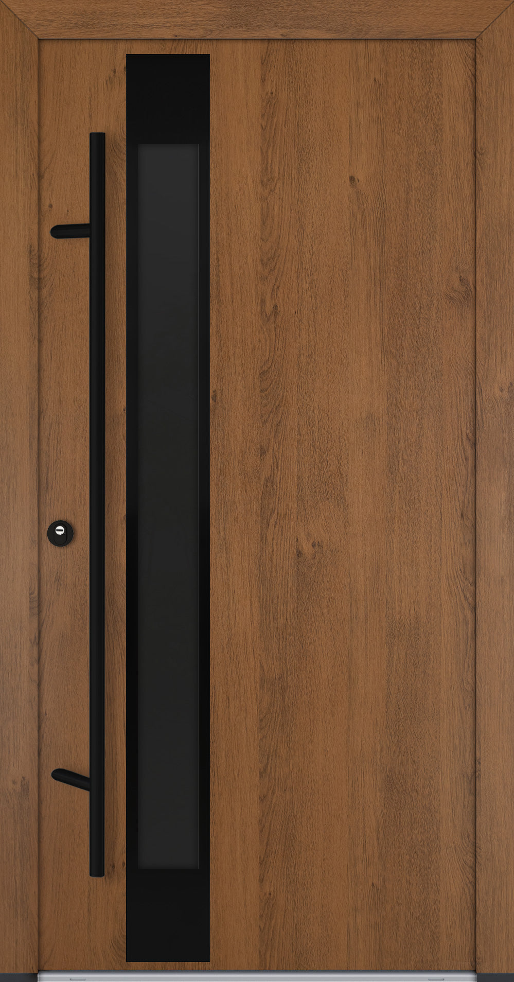 Turenwerke ALU-STEEL DS82 Design 34 Steel Door - Wood Finish Options - Blackline