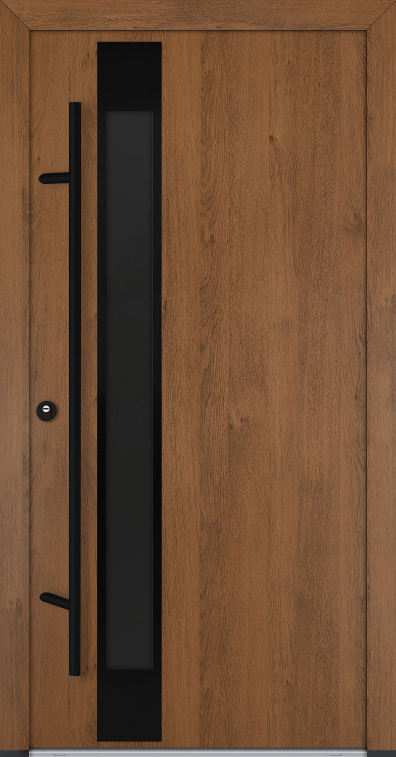 Turenwerke ALU-STEEL DS82 Design 34 Steel Door - Wood Finish Options - Blackline