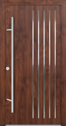 Turenwerke ALU-STEEL DS68 Design 44 Steel Door - Wood Finish Options