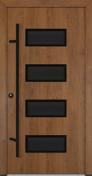 Turenwerke ALU-STEEL DS82 Design 62 Steel Door - Wood Finish Options - Blackline