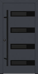 Turenwerke ALU-STEEL DS68 Design 63 Steel Door - Anthracite or White - Blackline