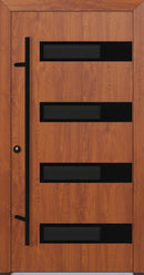 Turenwerke ALU-STEEL DS68 Design 63 Steel Door - Wood Finish Options - Blackline