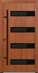 Turenwerke ALU-STEEL DS82 Design 63 Steel Door - Wood Finish Options - Blackline