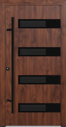 Turenwerke ALU-STEEL DS68 Design 63 Steel Door - Wood Finish Options - Blackline