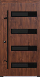 Turenwerke ALU-STEEL DS82 Design 63 Steel Door - Wood Finish Options - Blackline