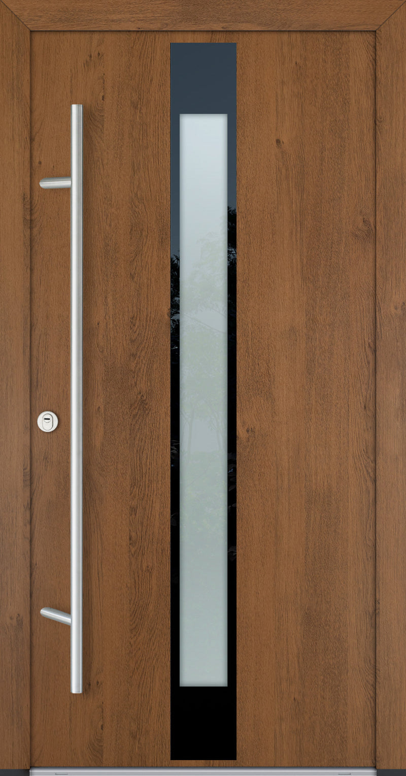 Turenwerke Glassline DS82 Design GLAS05 Steel Door - Wood Finish Options