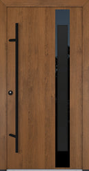 Turenwerke Glassline DS82 Design GLAS24 Steel Door - Wood Finish Options - Blackline