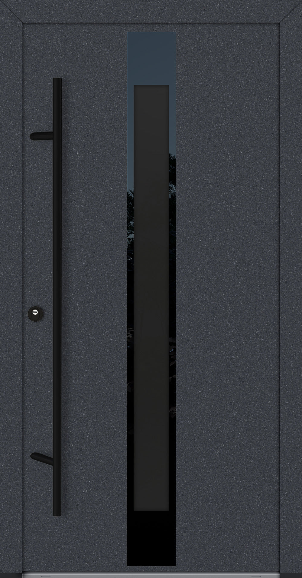Turenwerke Glassline DS82 Design GLAS25 Steel Door - Anthracite or White - Blackline
