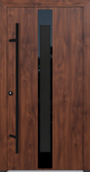 Turenwerke Glassline DS82 Design GLAS25 Steel Door - Wood Finish Options - Blackline