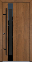 Turenwerke Glassline DS82 Design GLAS34 Steel Door - Wood Finish Options - Blackline
