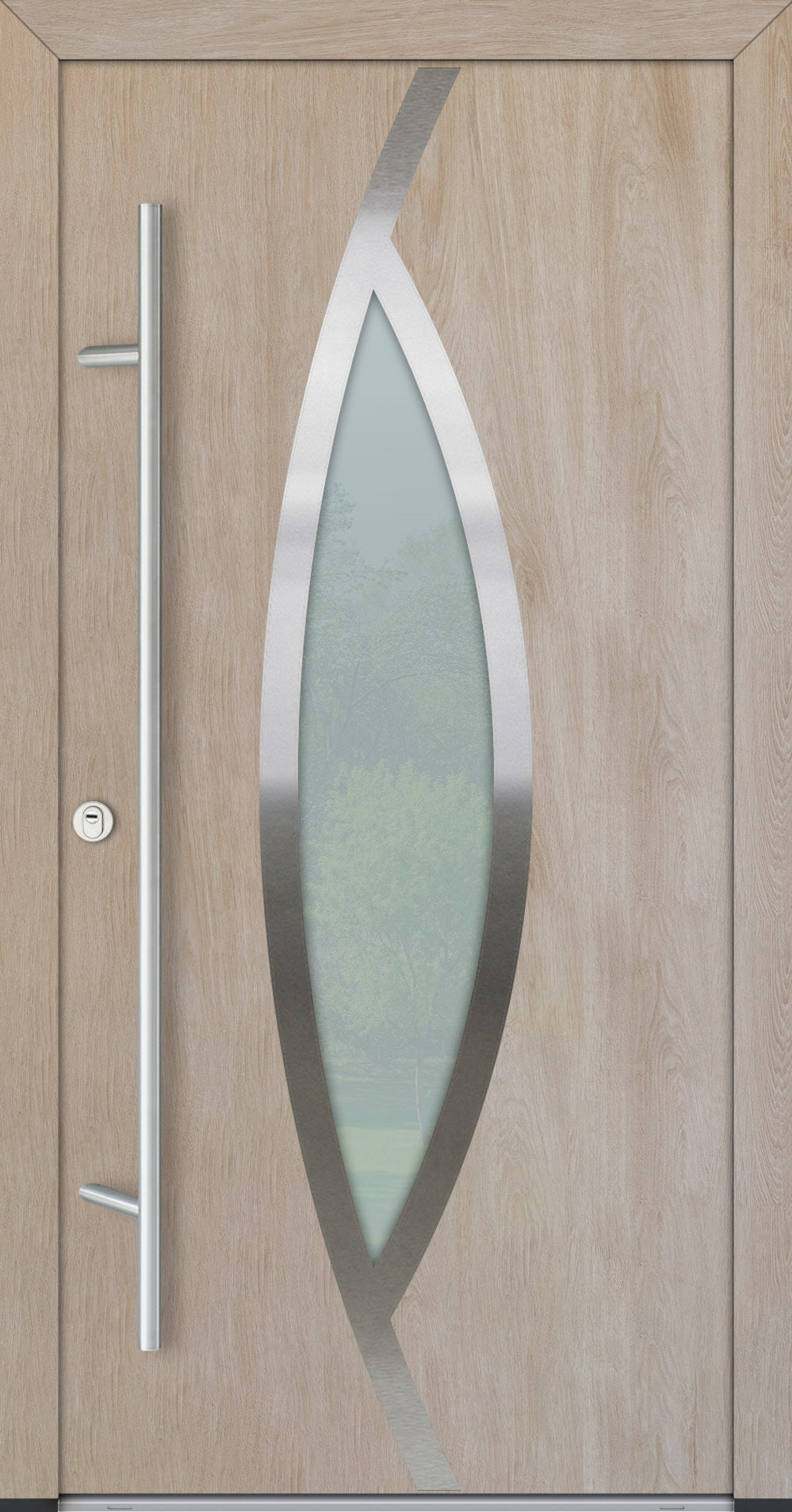 Turenwerke Classic DS82 Design C05 Steel Door - Wood Finish Options