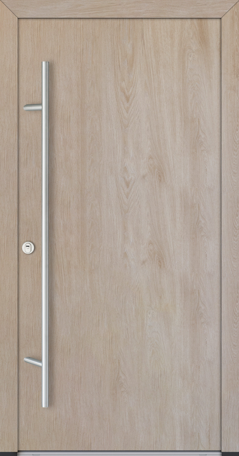Turenwerke ALU-STEEL DS68 Design 00 Steel Door - Wood Finish Options