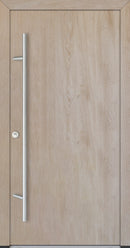 Turenwerke ALU-STEEL DS82 Design 00 Steel Door - Wood Finish Options