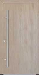 Turenwerke ALU-STEEL DS68 Design 00 Steel Door - Wood Finish Options