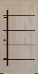 Turenwerke ALU-STEEL DS82 Design 22 Steel Door - Wood Finish Options - Blackline