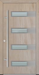 Turenwerke ALU-STEEL DS68 Design 43 Steel Door - Wood Finish Options