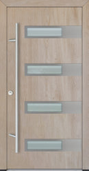 Turenwerke ALU-STEEL DS82 Design 43 Steel Door - Wood Finish Options