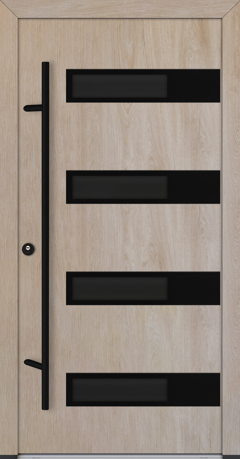 Turenwerke ALU-STEEL DS68 Design 63 Steel Door - Wood Finish Options - Blackline