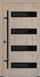 Turenwerke ALU-STEEL DS82 Design 63 Steel Door - Wood Finish Options - Blackline