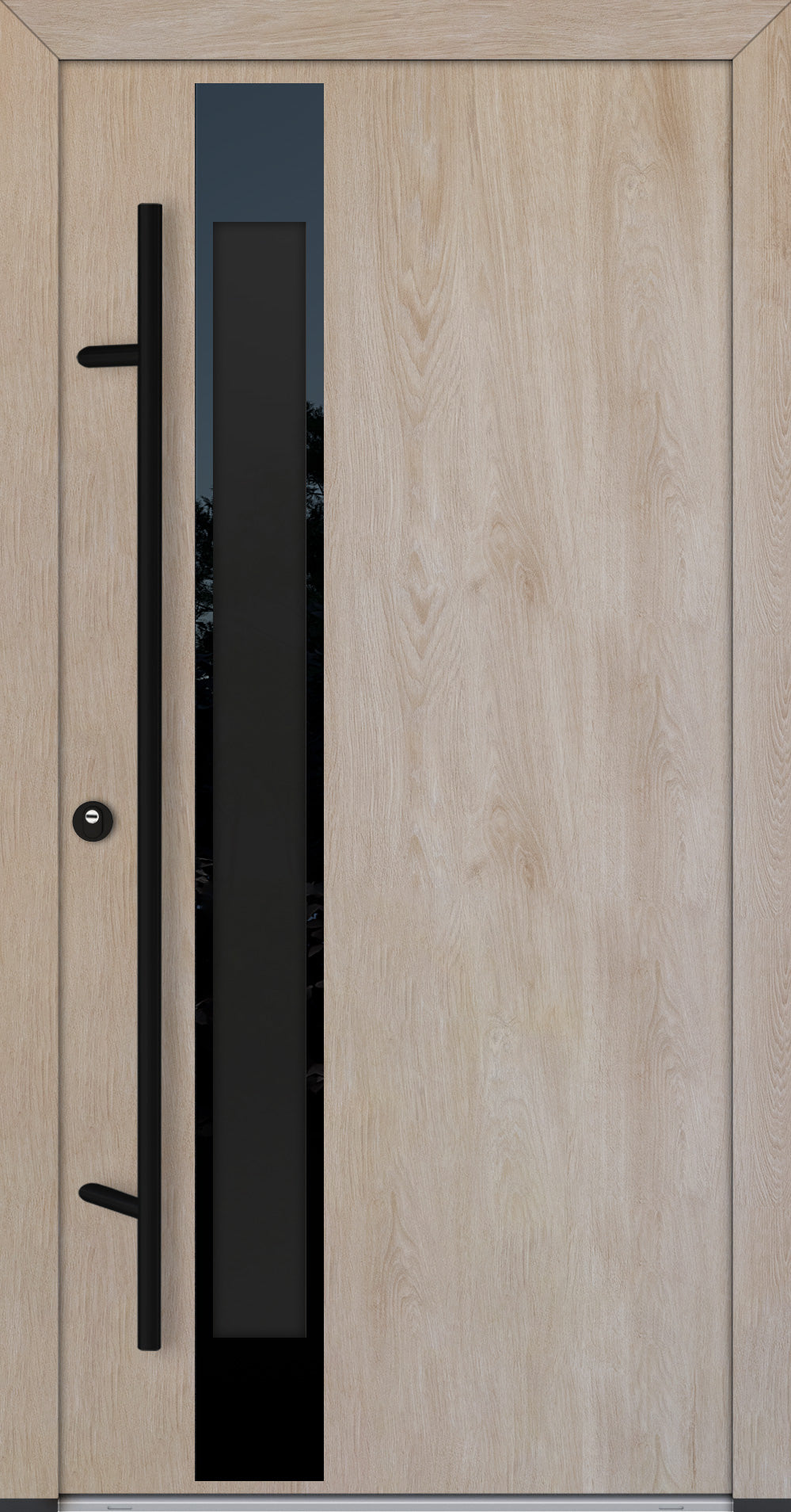 Turenwerke Glassline DS68 Design GLAS34 Steel Door - Wood Finish Options - Blackline