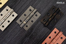 Atlantic CE Fire Rated Grade 7 Ball Bearing Hinges 3" x 2" x 2mm - Antique Copper