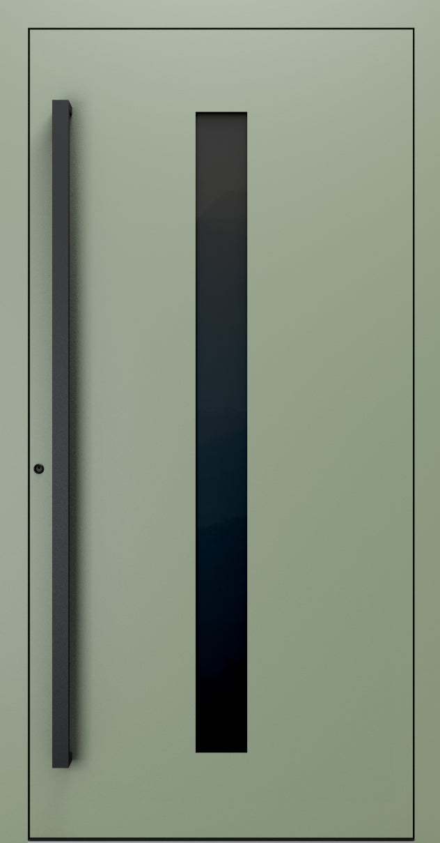 Turenwerke SL75 Design 21 Premium75 Aluminium Door - Pale Green RAL 6021