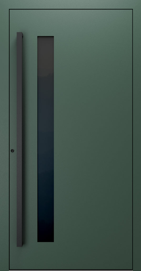 Turenwerke SL75 Design 34 Premium75 Aluminium Door - Fir Green RAL 6009