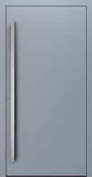 Turenwerke SL75 Design 00 Premium75 aluminium door in silver grey RAL 7001