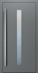 Turenwerke SL75 Design 01 Premium75 aluminium door in basalt grey RAL 7012