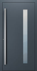 Turenwerke SL75 Design 04 Premium75 aluminium door in anthracite grey RAL 7016