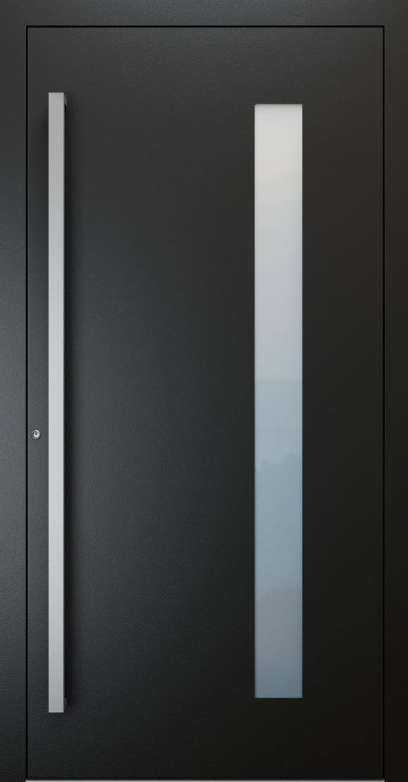 Turenwerke SL75 Design 04 Premium75 aluminium door in jet black RAL 9005