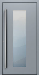 Turenwerke SL75 Design 08 Premium75 aluminium door in silver grey RAL 7001