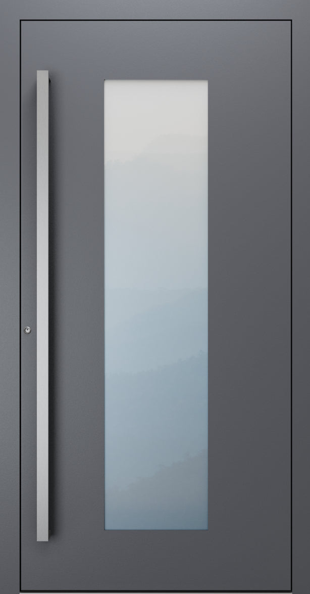 Turenwerke SL75 Design 08 Premium75 aluminium door in slate grey RAL 7015