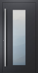 Turenwerke SL75 Design 08 Premium75 aluminium door in black grey RAL 7021