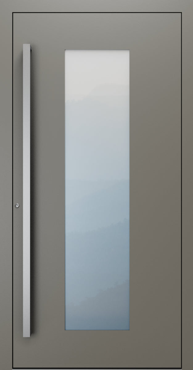 Turenwerke SL75 Design 08 Premium75 aluminium door in umbra grey RAL 7022