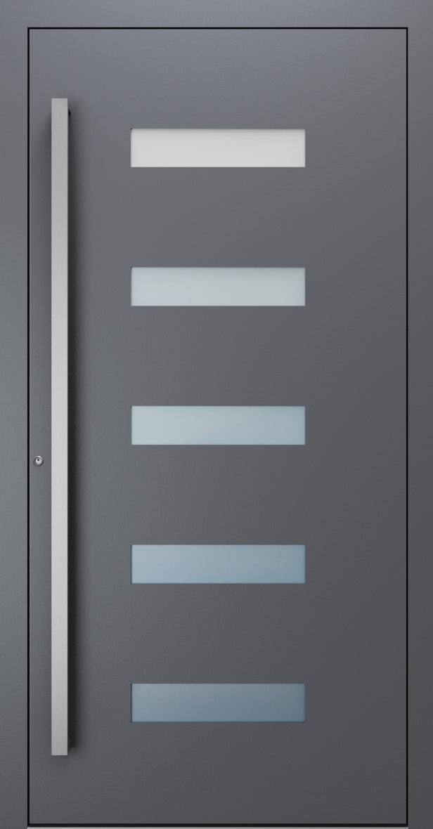 Turenwerke SL75 Design 11 Premium75 aluminium door in slate grey RAL 7015